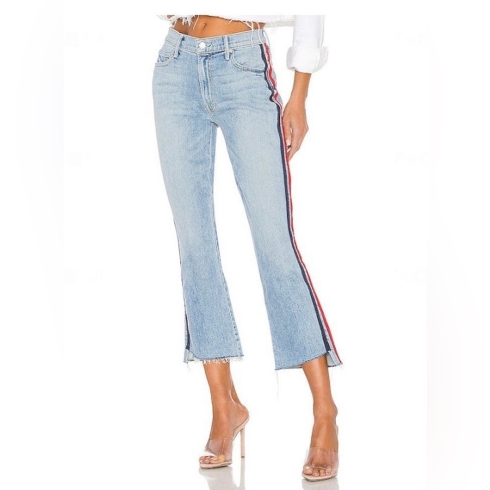 MOTHER The Insider Crop Step Fray Jeans